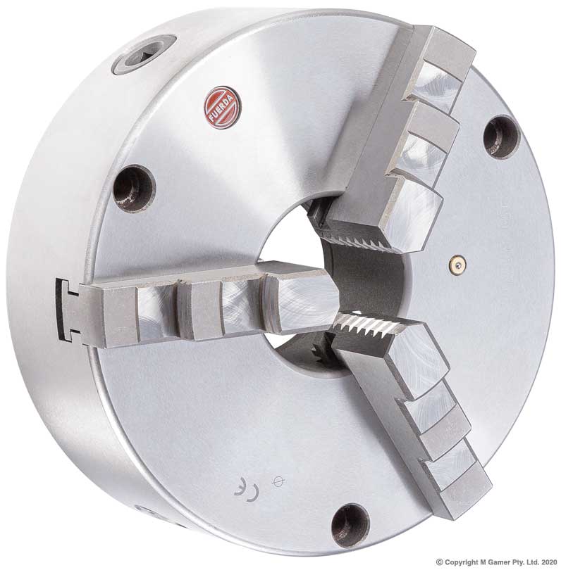 3 Jaw Self Centering Front Mount Lathe Chuck - 250mm